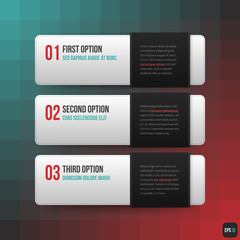Three horizontal banners. Useful for web design. EPS10.