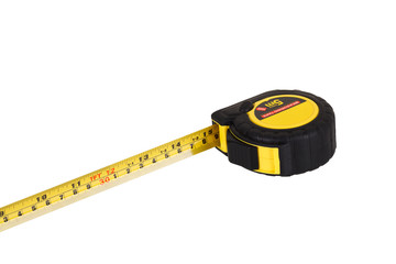 measure tape isolated on white background