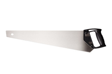 Hand saw isolated on white background