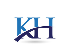 KH Logo Letter Swoosh