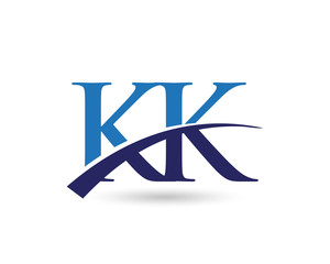 KK Logo Letter Swoosh