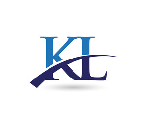 KL Logo Letter Swoosh