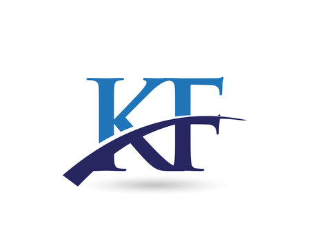 KF Logo Letter Swoosh