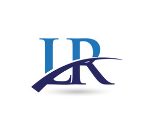 LR Logo Letter Swoosh