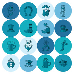 Saint Patricks Day Icon Set