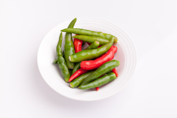 chili pepper isolated on a white background