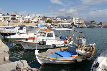 Fototapeta na wymiar Boote bei Ierapetra, Kreta