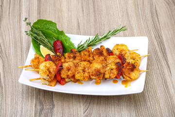 Prawn skewer