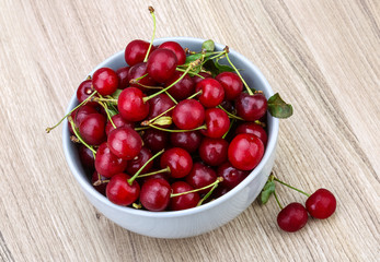 Cherry in the bowl