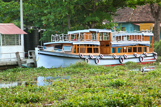 Boat on Kerala Backwater