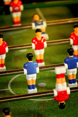Vintage Foosball, Table Soccer or Football Kicker Game