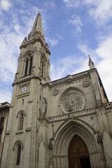 Fototapeta na wymiar Catedral Santiago, Bilbao