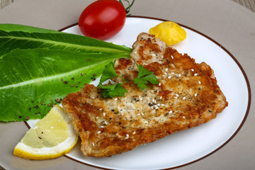 Pork schnitzel
