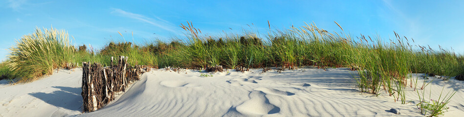 Ostsee Urlaub - Strand Dünen Panorama