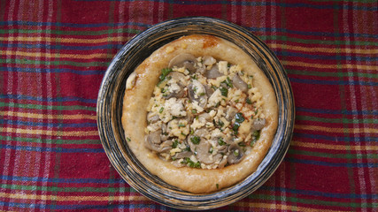 mushroom pizza