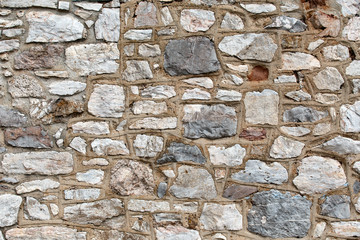 Background of old stone wall texture photo