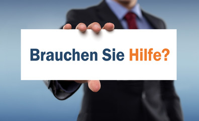 Brauchen Sie Hilfe?