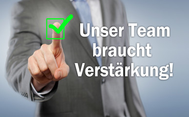 Unser Team braucht Verstärkung