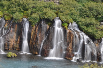Hraunfossar, Island