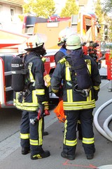 Obraz premium Feuerwehr im Einsatz