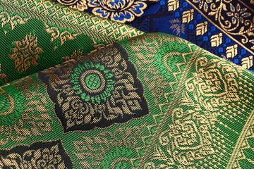 Antique Asian textile detail.
