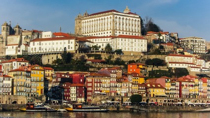 old town of porto in northern portugal