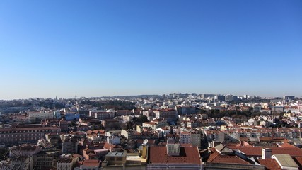 lisbon seen from one of its hills
