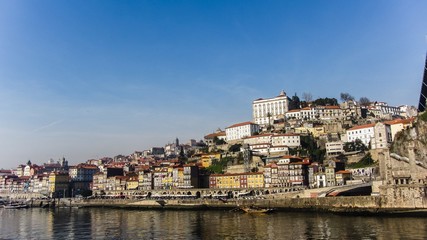 Fototapeta na wymiar old town of porto in northern portugal