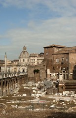 Restos arqueológicos de la ciudad de Roma