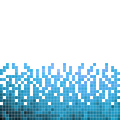 abstract vector square pixel mosaic background