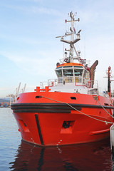 Fototapeta premium Red Tugboat