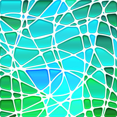 abstract vector stained-glass mosaic background