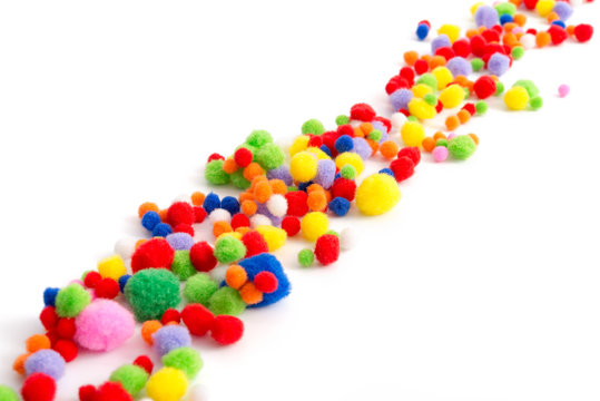 Kleine Pompons