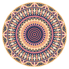Round ethnic pattern