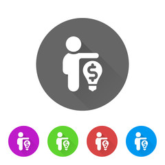 App Icon Long Shadow - 5 Colors