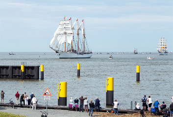 Ausblick auf die Einlaufparade