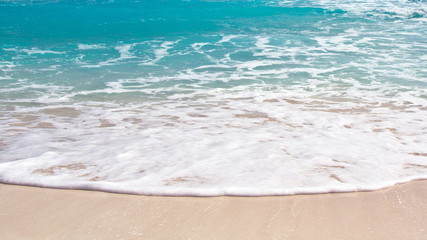 Cancun beach Caribbean sea in Mexico 