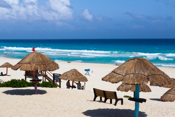 Cancun beach in Mexico