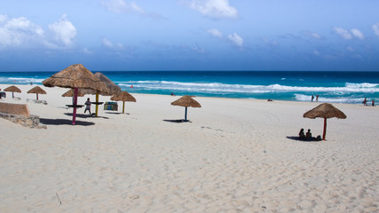 Cancun beach in Mexico