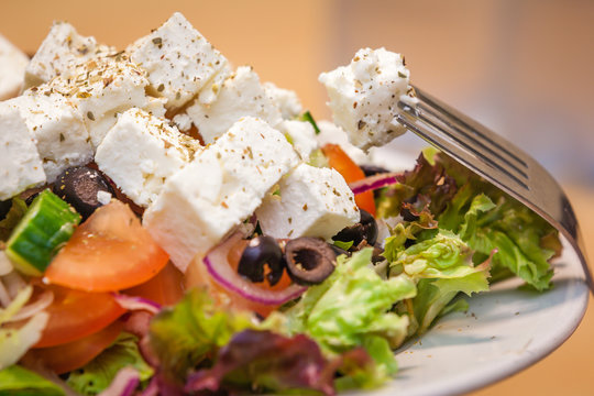 Greek feta salad
