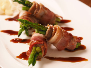 Bacon Wrapped Grilled Asparagus