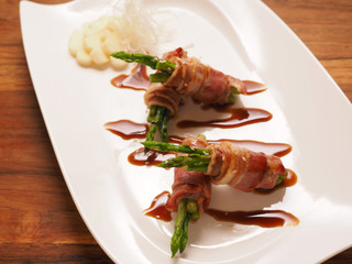 Bacon Wrapped Grilled Asparagus