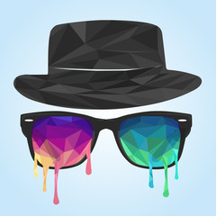Glass polygon, hat polygon