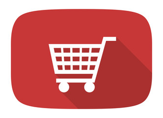 cart flat design modern icon