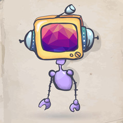 Cartoon robot