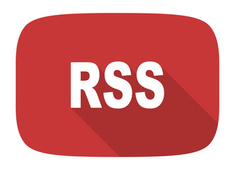 rss flat design modern icon