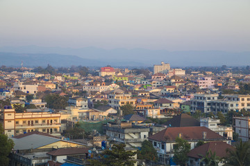 Fototapeta na wymiar Beautiful views in the city of Myanmar
