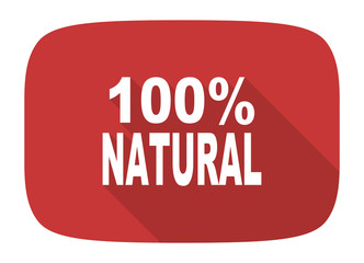 natural flat design modern icon