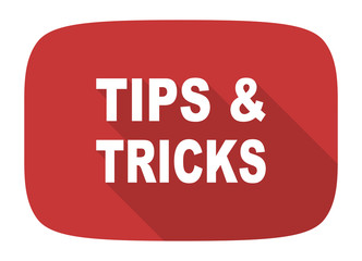tips tricks flat design modern icon