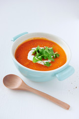 Roasted vegetable tomato soup